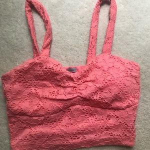 Charlotte Russe Pink Crop Top